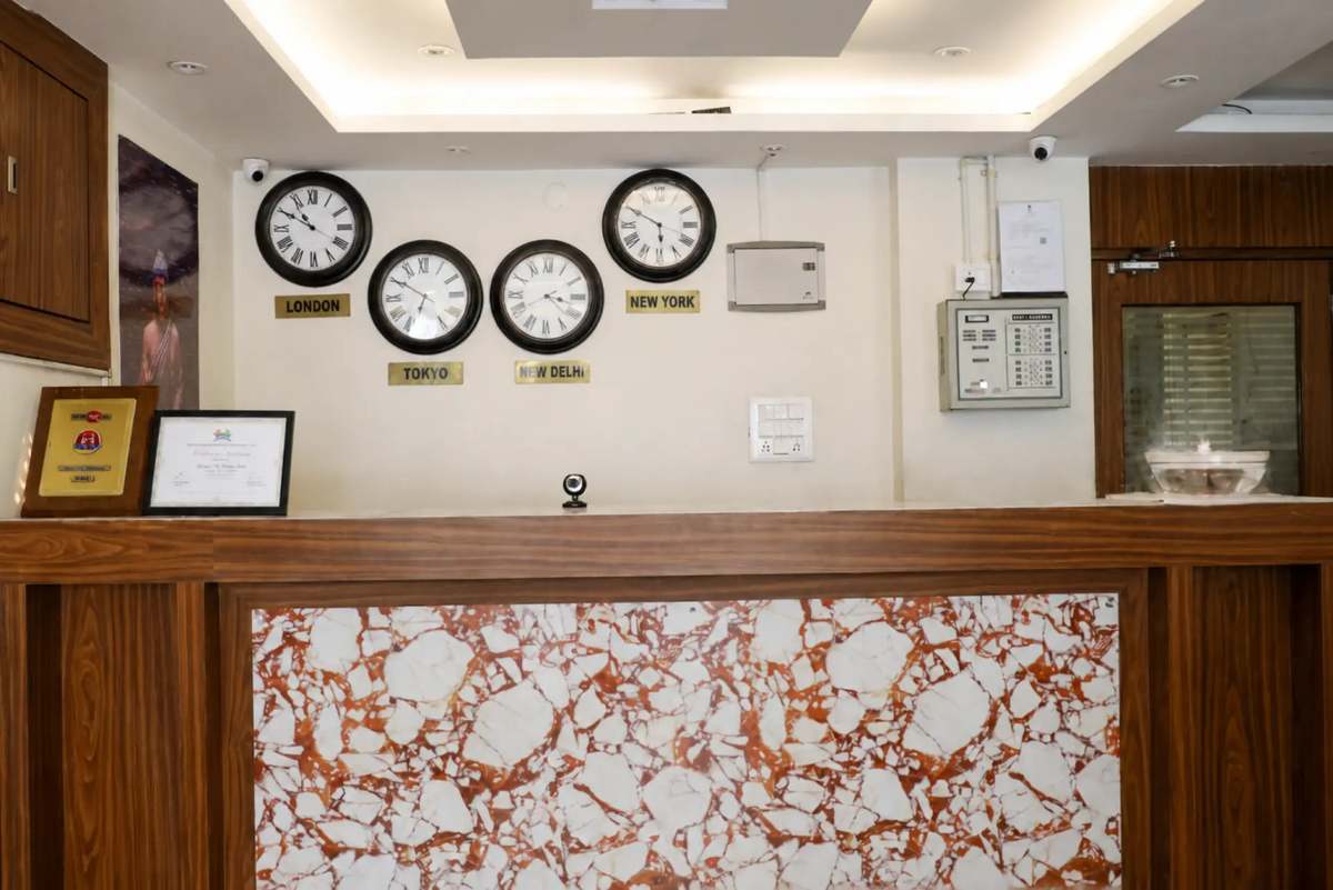 Reception desk at Amar Tree Express