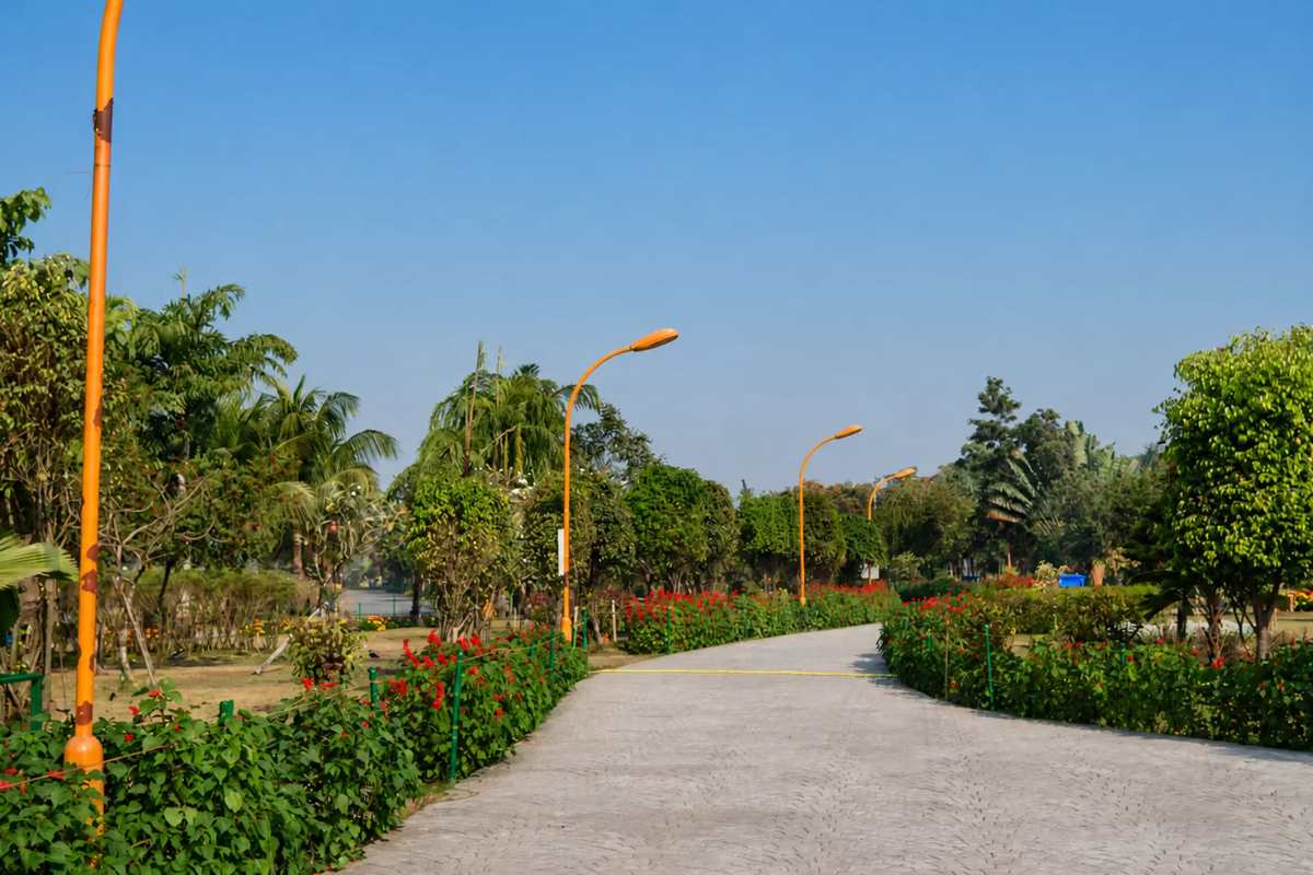 Khudiram Bose Park in the morning